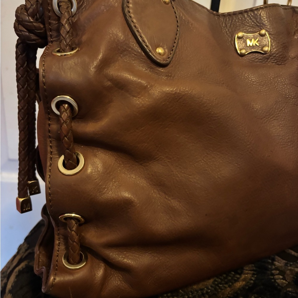 Michael Kors Leather Satchel - Picture 3 of 7